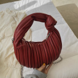Vintage Pleated Tote Soft Knot Dumpling Bag HCFB-275007
