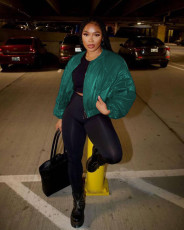 Solid Color Long Sleeve Slim Down Jackets MEM-88513