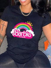 Plus Size Print O Neck T Shirt WAF-9000333