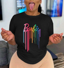 Plus Size Fashion Print Short Sleeve T Shirt WAF-9000335