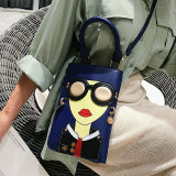 Cartoon Beauty Shoulder Handheld Diagonal Bag HCFB-008
