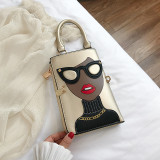 Cartoon Beauty Shoulder Handheld Diagonal Bag HCFB-008