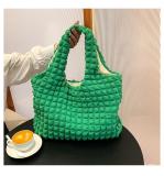 Pleated Waffle Large Capacity Shopping Bag HCFB-20627