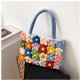 Hand-Woven Floral Shoulder Handbag Crossbody Bag HCFB-276037