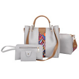 Color Ribbon Bucket Bag Four Piece Set Bag HCFB-28
