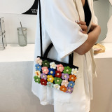 Hand-Woven Floral Shoulder Handbag Crossbody Bag HCFB-276037