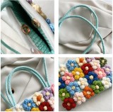 Hand-Woven Floral Shoulder Handbag Crossbody Bag HCFB-276037