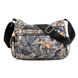 Printed Multi-Pocket Shoulder Crossbody Bag HCFB-258801