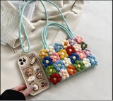 Hand-Woven Floral Shoulder Handbag Crossbody Bag HCFB-276037