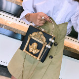 Angel Embossed Tote Chain Shoulder Bag HCFB-601008A