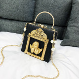 Angel Embossed Tote Chain Shoulder Bag HCFB-601008A