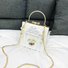 Angel Embossed Tote Chain Shoulder Bag HCFB-601008A