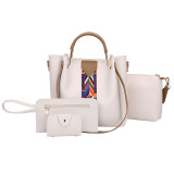 Color Ribbon Bucket Bag Four Piece Set Bag HCFB-28