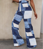 Print Colorful Plaid Casual Pants MDF-5384