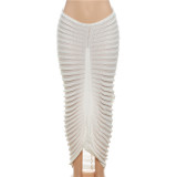 Sexy Knits See Through Long Skirt XEF-34727