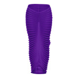Sexy Knits See Through Long Skirt XEF-34727