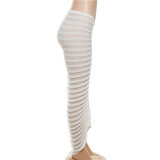 Sexy Knits See Through Long Skirt XEF-34727