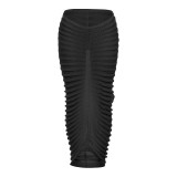Sexy Knits See Through Long Skirt XEF-34727