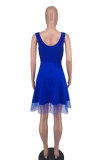Sexy Sleeveless Beaded Sling Midi Dress XHXF-370