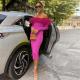 Knit Feather One Shoulder Long Sleeve Dress FL-22332