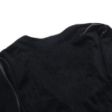 Long Sleeve Sexy V-Neck Top FL-23397