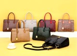 Crocodile Print Shoulder Handbag HCFB-58H228-1
