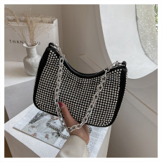 Chain Bright Diamond Bandbag Crossbody Bag HCFB-285006