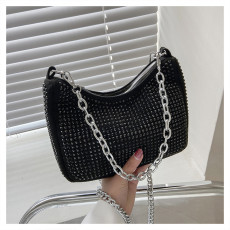 Chain Bright Diamond Bandbag Crossbody Bag HCFB-285006