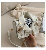 Soft Leather Jacket Crossbody Bag HCFB-329220