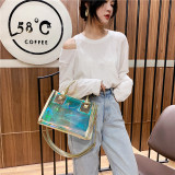 Jelly Shoulder Transparent Crossbody Bag HCFB-28-22