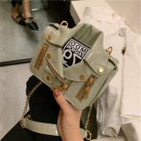Soft Leather Jacket Crossbody Bag HCFB-329220
