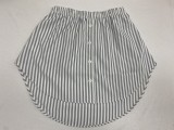 Plus Size Layered Underlay Bottom Half Plaid Skirt GOFY-15888