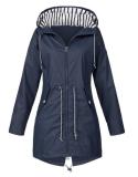 Plus Size Zipper Hooded Mountaineering Jacket GOFY-NCFY-16
