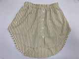 Plus Size Layered Underlay Bottom Half Plaid Skirt GOFY-15888