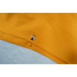 Solid Color Long Sleeve V-Neck Blazer YF-10600