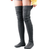 Solid Color Long Stocking XQDF-751