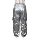Casual Solid Color Pleated Pants ZSD-0628