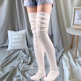 Solid Color Long Stocking XQDF-751