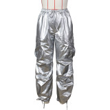 Casual Solid Color Pleated Pants ZSD-0628