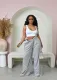 Hip Hop Sport Back Tie Two Wear Loose Casual Pants BLX-63008