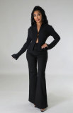Casual Long Sleeve Solid Shirt XHXF-954