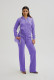 Casual Solid Color Hooded Cardigan Two Piece Pants Set  YD-8780