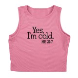 Letter Print  Padded Sweatshirt Hooded Three Piece Pants Set TK-6302