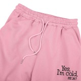 Letter Print  Padded Sweatshirt Hooded Three Piece Pants Set TK-6302