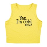 Letter Print  Padded Sweatshirt Hooded Three Piece Pants Set TK-6302