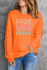Halloween Crew Neck Long Sleeve Sweatshirt LUO-3607