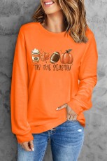 Halloween Crew Neck Long Sleeve Sweatshirt LUO-3607