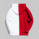 Trendy Men's Color Block Hooded Sweatshirt GXWF-001