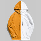 Trendy Men's Color Block Hooded Sweatshirt GXWF-001