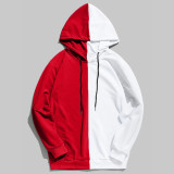 Trendy Men's Color Block Hooded Sweatshirt GXWF-001